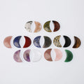 Hand Carved Natural Rose Quartz Crystal Agate Moon Carving for Home DÃ©cor and Gift Giving Traditional Crystal Crafts