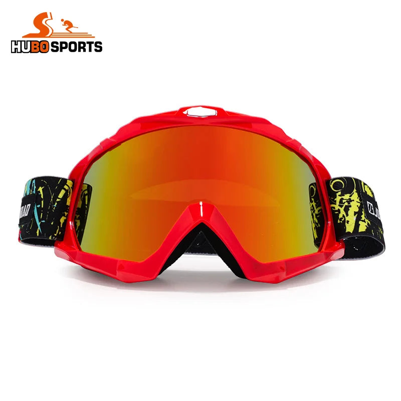 HUBO Sports Custom Logo TPU Frame PC Lenses Dustproof Motocross Goggles JUBAO HB-156