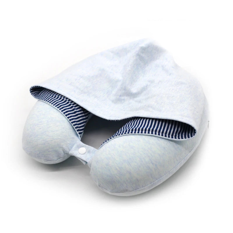 New Product Ergonomic Office and Travel Foldable U-shaped Neck Support Travel Pillow