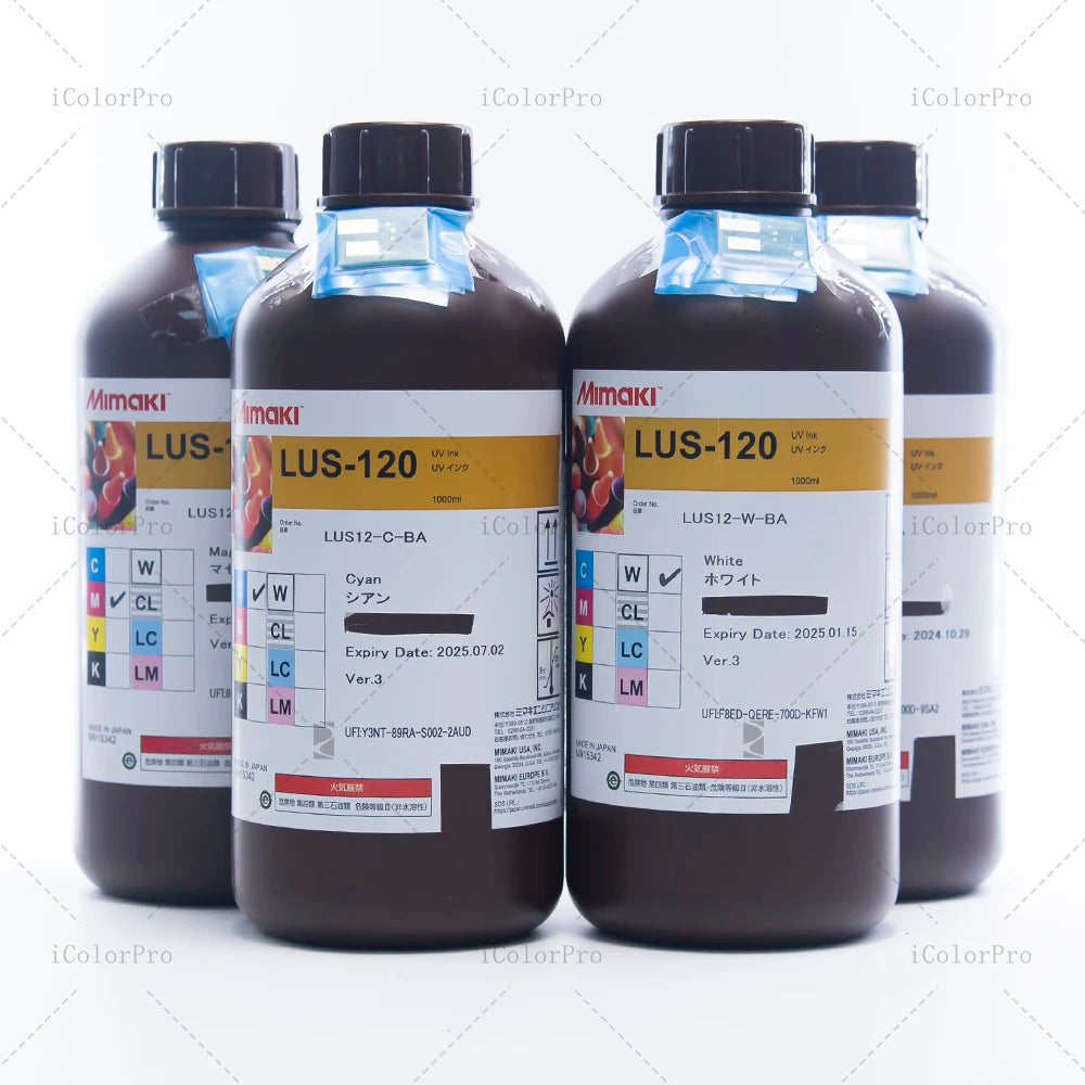 Vibrant MIMAKI LUS120 UV Ink for Mimaki UJF6042MKII and GH2220 Printheads for Professional Printing