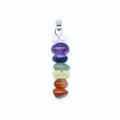 Huiying Healing Crystal Stone Quartz Pendant Necklace 7 Chakras Gemstone Jewelry