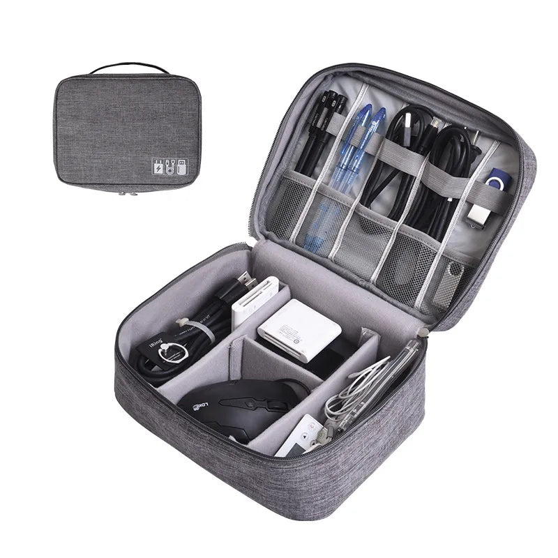 Travel Storage Protective Waterproof Cable Organizer Bag Customized Bag Organizer Insert Reusable Storage Bags