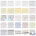 Multiple Options Pendant Charms DIY 8mm Slide Letters 8mm Slide Numbers Rhinestone Painting Color Alphabet Slide Charms
