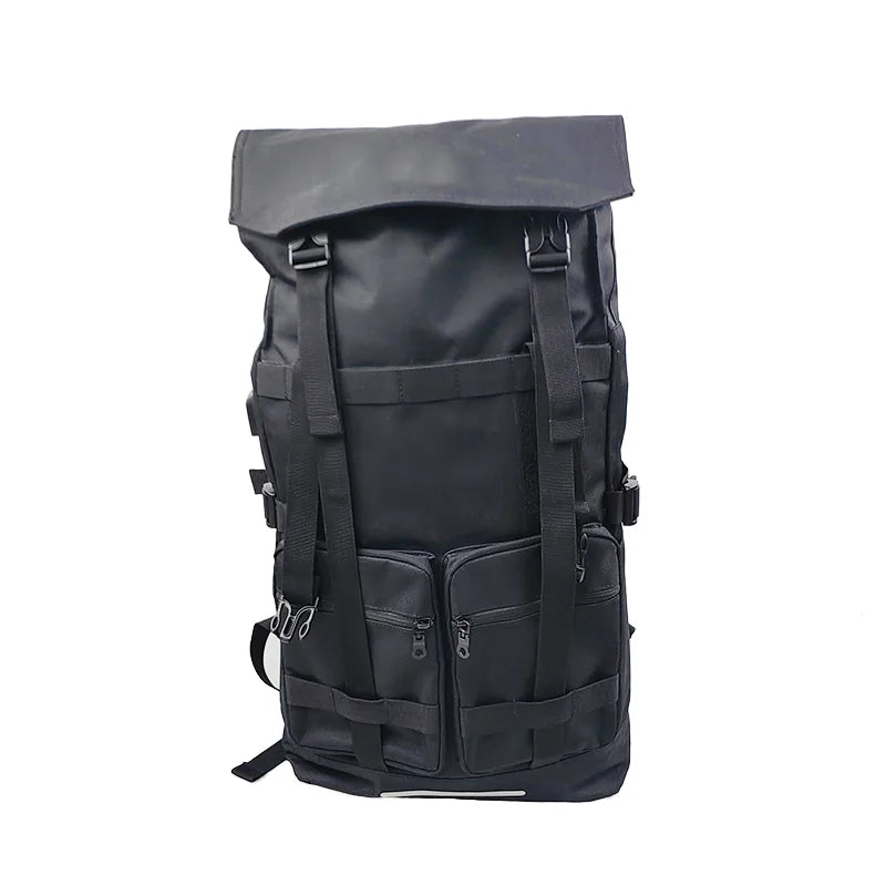 Rolling Backpack Reflective Camping Backpack Waterproof Super Large Outdoor Sport Travel Daypack Molle Big Hiking Backpack