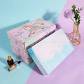 Kraft Paper Box Eco Crafts 250gsm Strong Cardboard Present Boxes Biodegradable for Jewelry Candy Weeding Corrugated Boxes