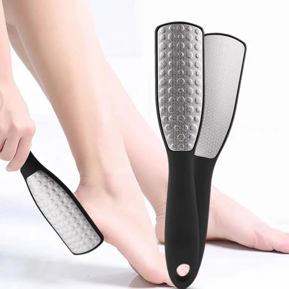 Professional Double Stainless Steel Pedicure Tools Foot File Callus Remover Dead Skin Removal Tool