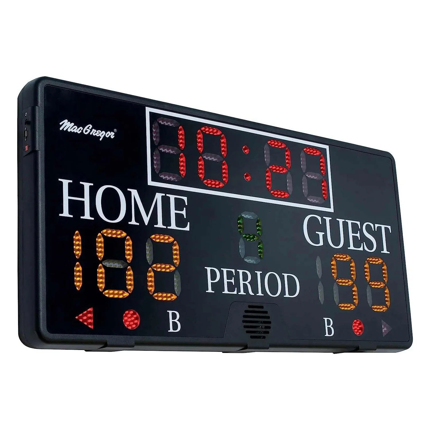 RYK LED Electronic Scoreboard 4' X 2' Indoor Outdoor Wall Mount Basketball Volleyball Football Timer Product Court Equipment