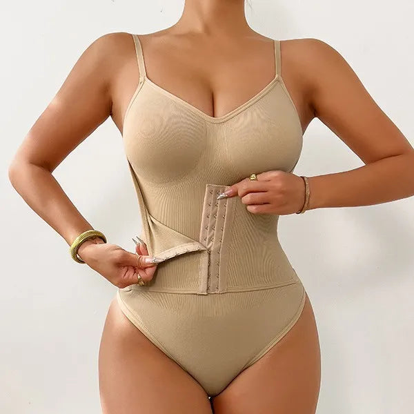 Hot Selling American Women's Firm Anti-Bacterial Waist Cinchers Body-Shaping Firm Belly-Breasted Open-File Conjoined