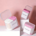 Precision Soft Flexible 300-Count Boxed Dual-Tip Round & Pointed Paper-Stick Cotton Swab for Makeup Remover