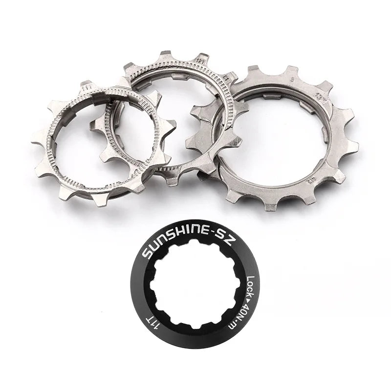 SUNSHINE MTB Bike 8 9 10 11 12 Speed 11T 12T 13T Freewheel Parts Bicycle Cassette Cog Compatible for  for SRAM Cassettes