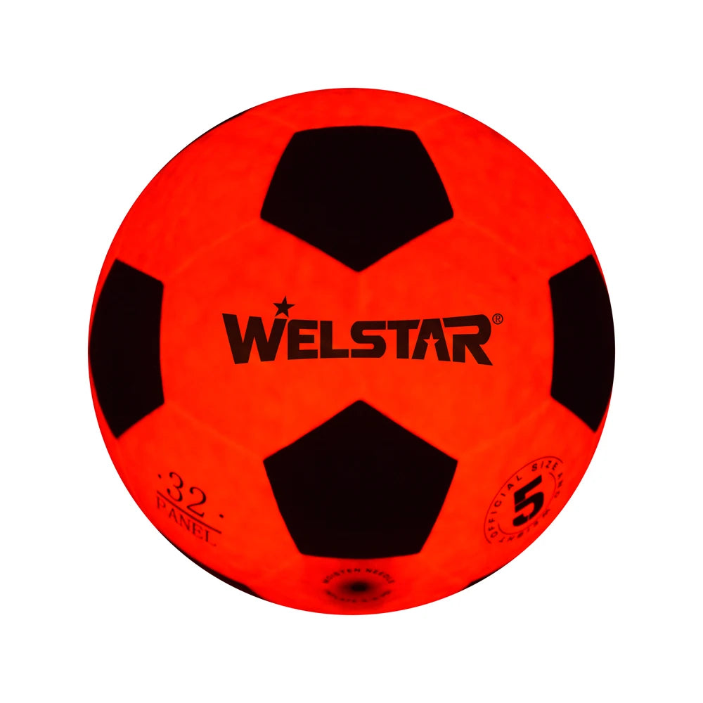 Official Size 5 Light up LED Soccer Glow in the Dark Soccer Ball Night Play Football Soccer Ball