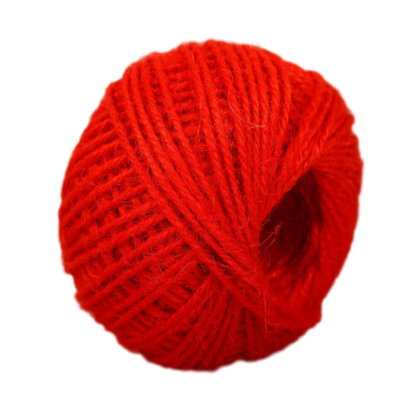 DIY Thread Rope Natural Twisted Jute Ribbon Jute Rope Hemp Rope Cord Thread
