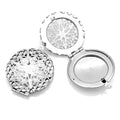 New Fashion DIY Accessories Stainless Steel Round Shape Photo Pendant Necklace Charms Jewelry Findings & Components