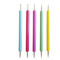 Wholesale Macaron Color Nail Art Dotting Pen 5-piece Set Rhinestones Picker Crystal Dotting Pen