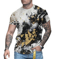 Hot Sale Men's Luxury Breathable Summer T Shirt Custom 3D Printed Breathable Knitted Chemises De Luxe Homme