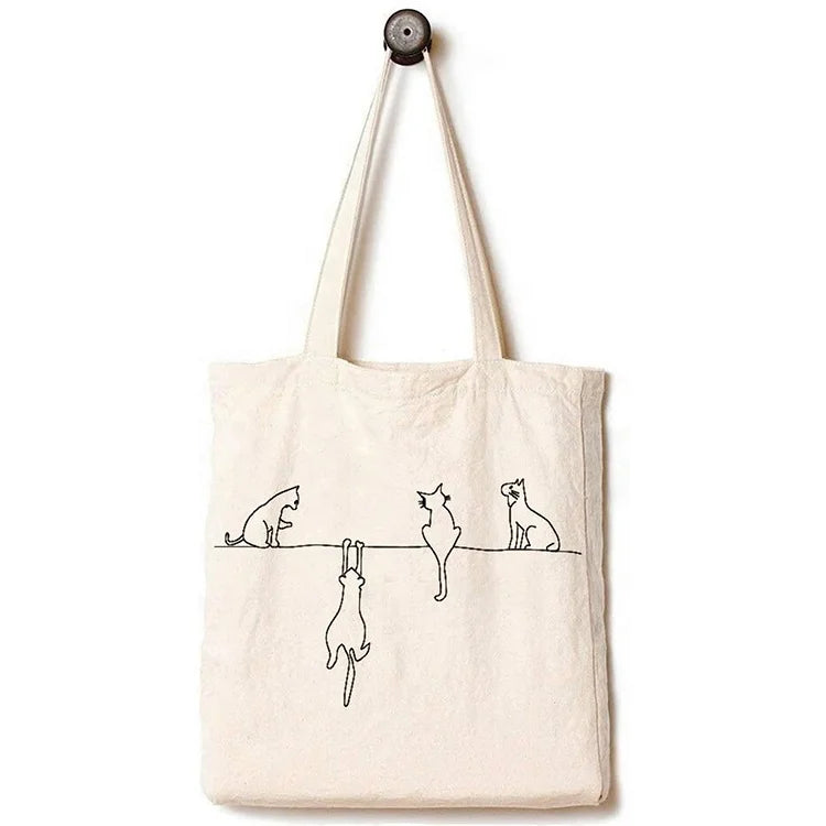 Wholesale Reusable Promotion Shopping Tote Bags Cotton Bag with Customized Logo