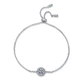 Classic Moissanite Bracelet for Women 925 Sterling Silver Adjustable Charm Bracelets Fashion Jewelry
