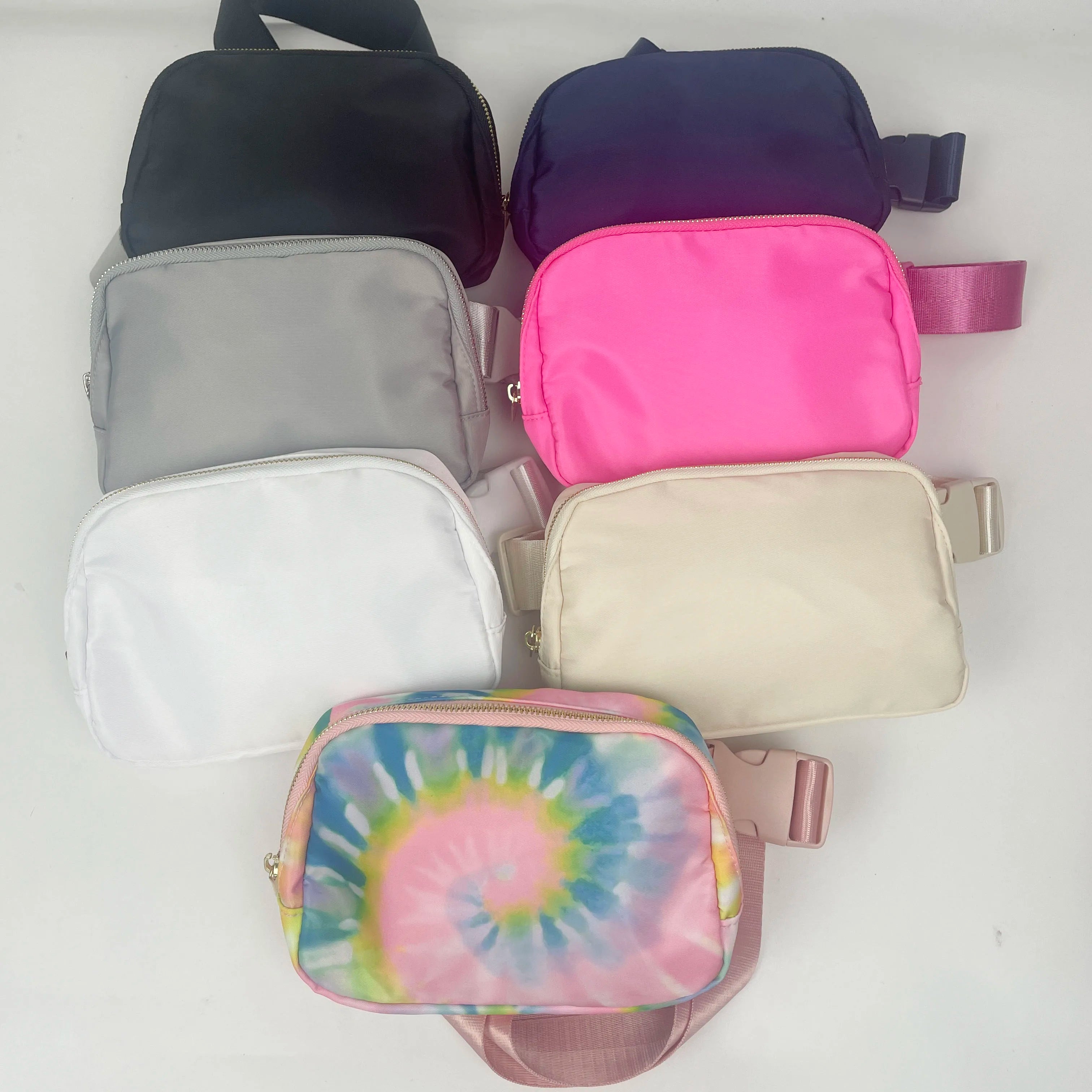 STOCK HOT SELL Waist Fanny Pack Bag Waterproof Chest Pack with Adjustable Belt Bag Crossbody Hip Bum Bag for Running Hiking