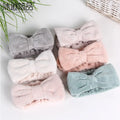 Hair Accessories Soft Velvet Sweet Style Fruits Design Turban Bowknot Bath Headband for Women Custom Makeup