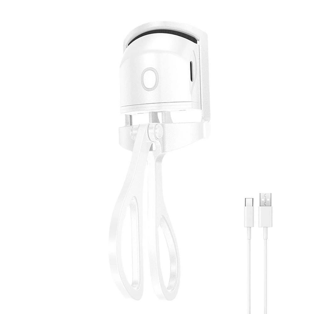2025 Tech Gadgets Rechargeable Mini Electronic Korean Eyelash Curler Fast Heating Makeup Tool for Eyelash Perm