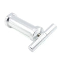 Small Size Metal Sliver Color Stainless Steel Press Grinder Aluminum Alloy Three Parts