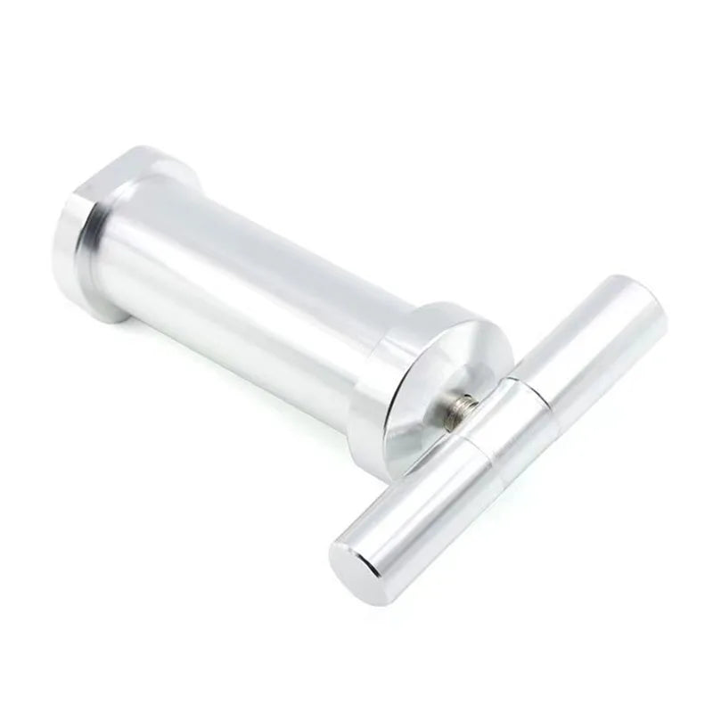 Small Size Metal Sliver Color Stainless Steel Press Grinder Aluminum Alloy Three Parts