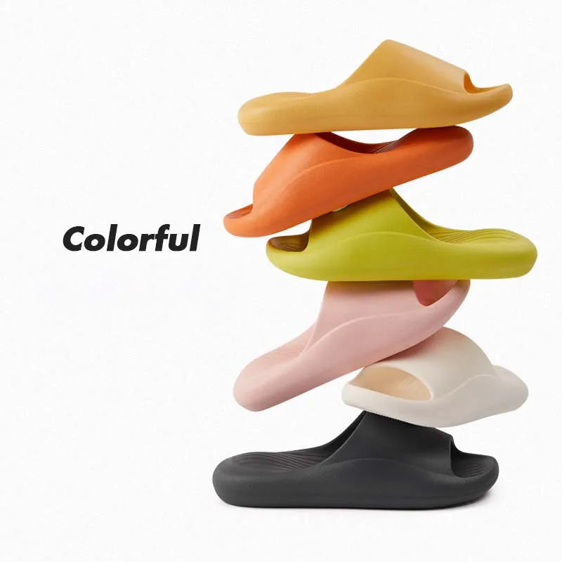 2022 Summer New EVA Cloud slippers Thick Soled Fashion Soft Beach slippers Indoor Sandals Outdoor slippers