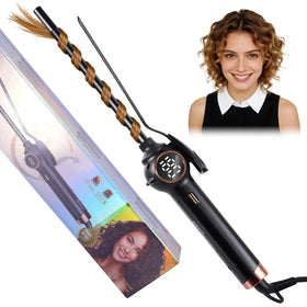 Hatteker Hair Straightener Professional Ceramic LED 9mm Superfine Hair Curling Iron Hair Machine
