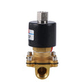 2 3 Way Brass Solenoid Valve Normally Closed Open 1/8'' 1/4'' 3/4'' 1/2'' 1'' 2'' 3'' 12v 24v Dc 110v 120v 220v 230v 240v Ac