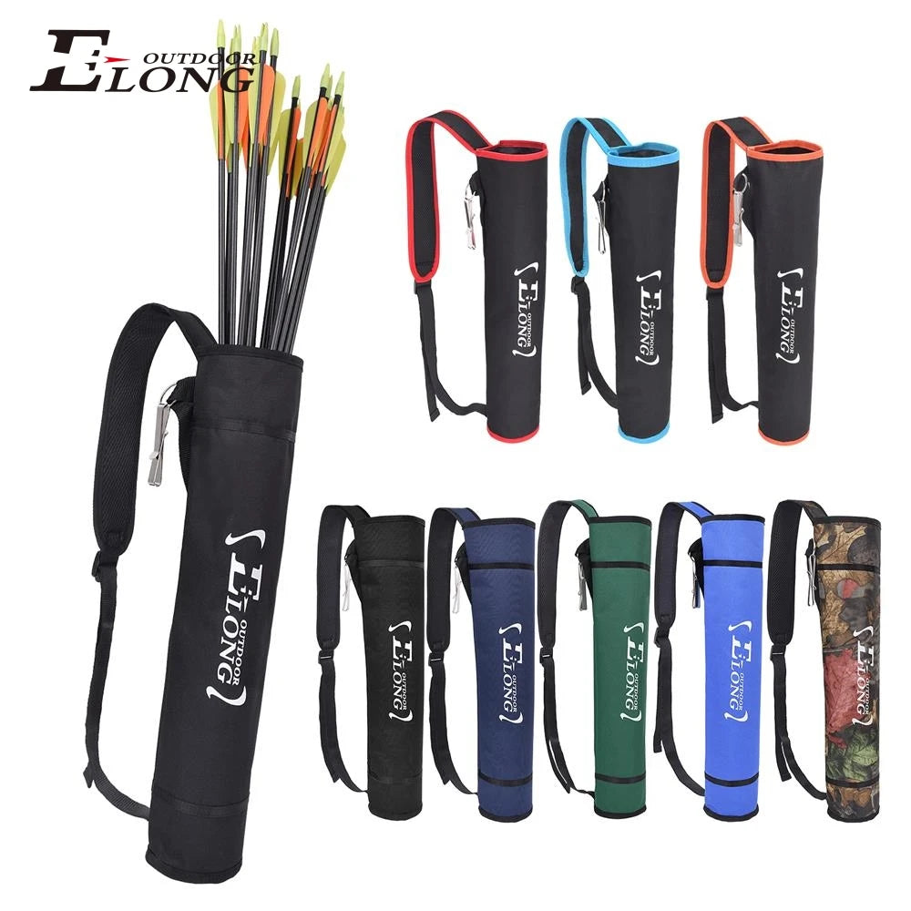 Adult and Youth Archery Arrow Quiver Back Hip Quiver Bag for Target Practice and Shooting