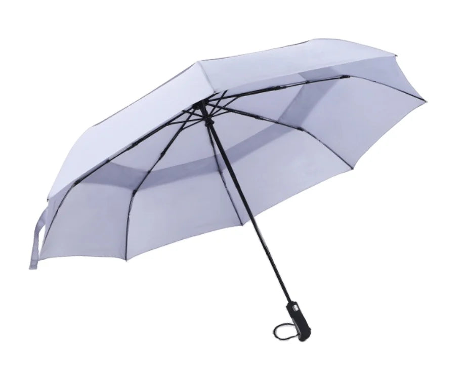 Large Double Canopy Umbrella Wholesale Custom 54 Inch Adult Folded Ventilation Big UV Parasols Golf Rain Umbrella with Logo