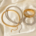 Fashion Chunky Chain Jewelry Stainless Steel Snake Chain Bracelet Necklace Jewelry Set