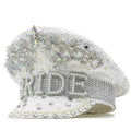 Novelty Bridal Hat Bride Bachelorette Parties Weddings Rhinestone Captain festival sequin party hats cosplay costume hats