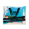 Promotional High Quality Customized PVC Shopping Tote Bag Iridescent Color Plastic Tote Bag