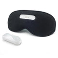 Bulk Custom Private Label Satin Black Mulberry Silk Eyemask 3D Sleeping Steam Under Eye Sleep Facial Masks Memory Foam for Women