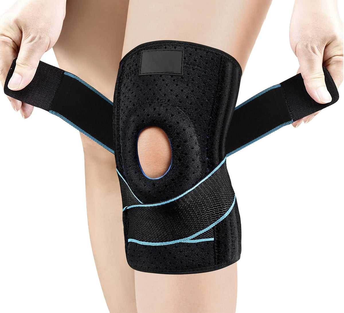 Sports Neoprene Knee Pads Compression Knee Braces & Elastic Wrap for Arthritis Joints Pain Relief Running Sleeves