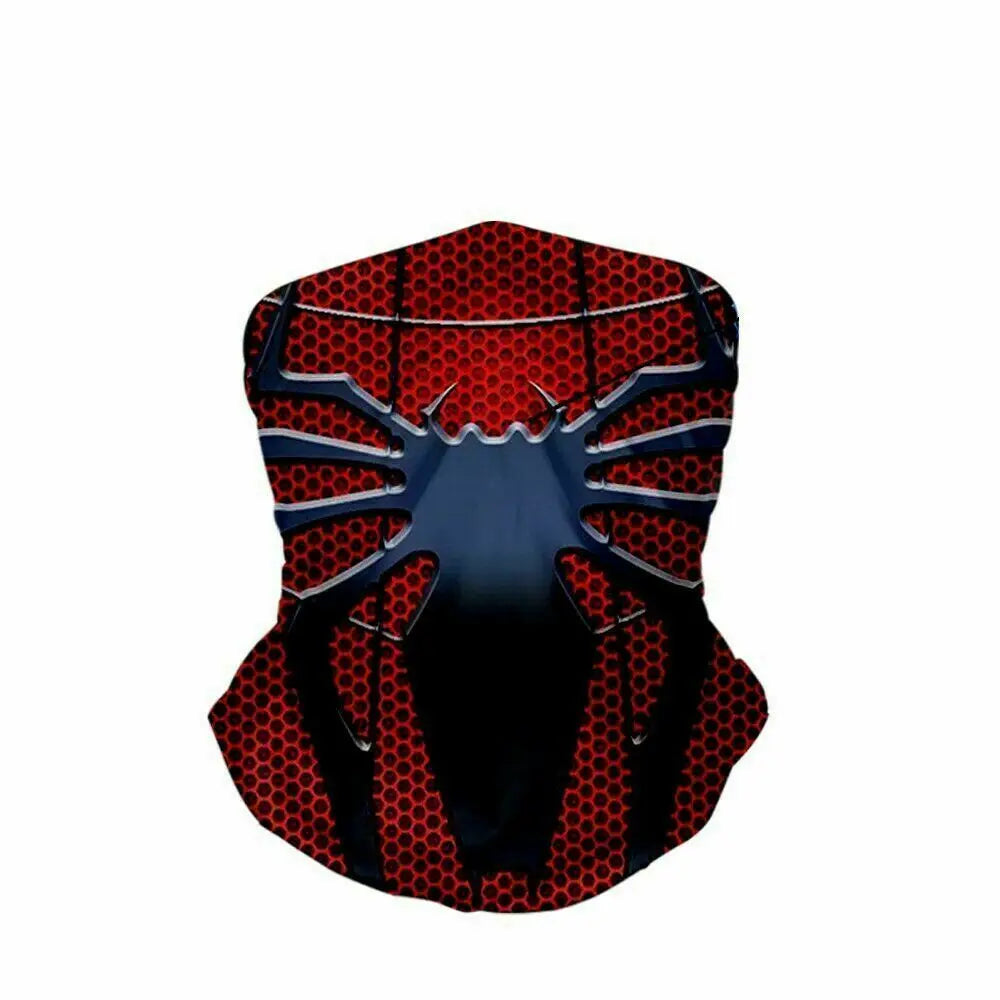 Wholesale Multifunctional Seamless Elastic Spider Man Custom Tube Bandana for Adult and Children