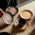 Mug Coasters Wooden Coffee Tea Cup Insulation Mat Kitchen Placemat Bowl Pads Teapot Coasters Dried Fruit Candy Nut Plate Tray