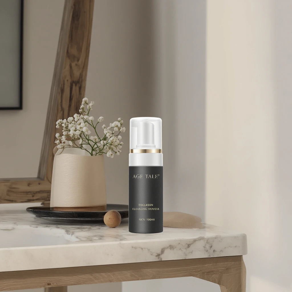 Private Label Collagen Amino Acid Foam Face Wash Hydrating Face Cleanser Wash Facial Cleanser for Sensitive Skin