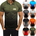 Customized Embroidery Logo Plain Polyester Bulk Golf Uniform Black Mens Polo Shirts