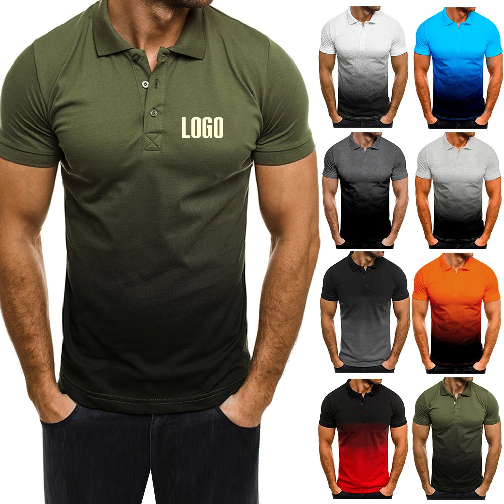 Customized Embroidery Logo Plain Polyester Bulk Golf Uniform Black Mens Polo Shirts