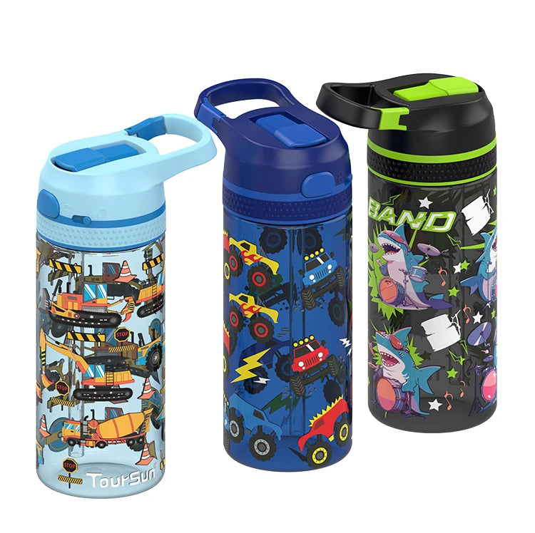 420ml Children School Bpa Free Kids Drinking Plastic Water Bottle