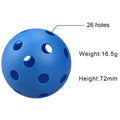 USAPA Approved 26-Hole TPE Material 72mm Diameter Weight 17g Indoor/Outdoor Pickleballs Customizable for Beginners Professionals