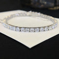 Ruyi 18K Solid Gold 6ct and 8ct  Hip Hop Diamond Tennis Bracelets Men Women Tennis Bracelets