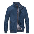 Letterman Baseball Waterproof Winter Racing Motorcycle Bomber Jacket with Stand Collar and Canvas Fabric Unisex