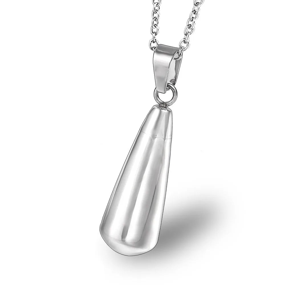 Teardrop Pendant Vintage Necklace Cremation Urn Perfume Bottle Relatives Pet Ashes European American Style