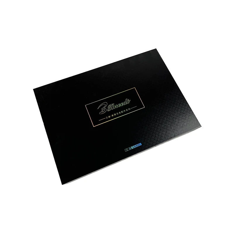 New Customized Luxury Holographic Printing Shipping Paper Box Garment Cajas Packaging De Regalo Magnetic Black Paper Boxes