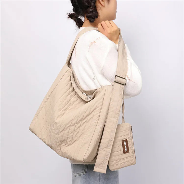 Trendy Crossbody Women Bags 2024 Fashion Custom Canvas Tote Messenger Bags XXN Brand Model XXNR-24030401 Made in China