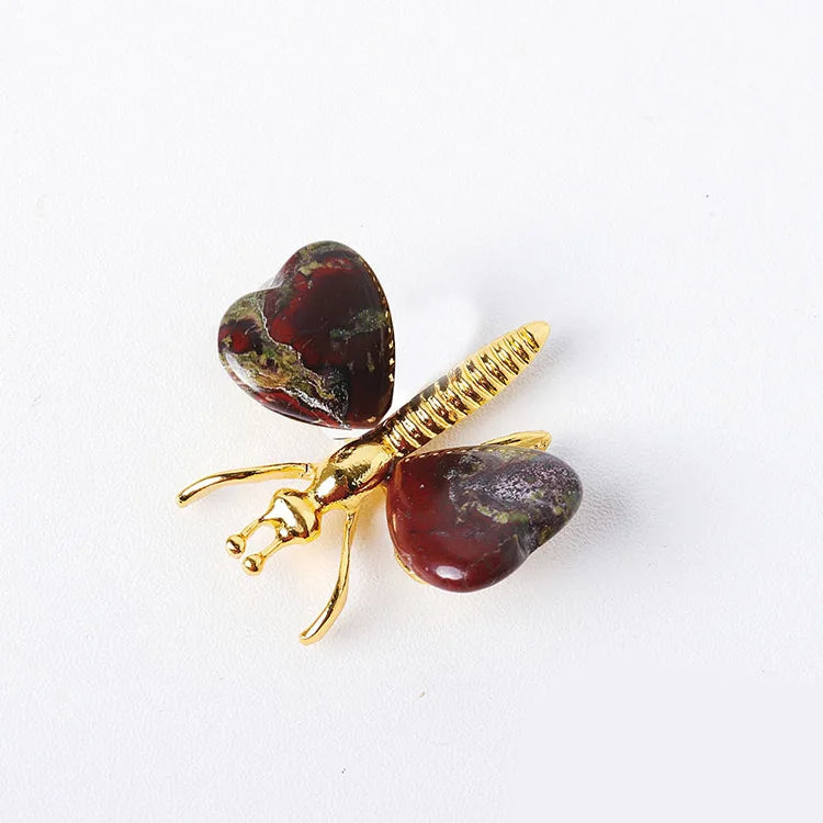 HY Wholesale crysta reiki quartz butterfly stone crystal crafts nature stone for gift