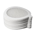 25pcs/bag Round Disposable Shower Drains Water-Resistant Acrylic Adhesive Hair Catcher Mesh Stickers Bathroom Bathing Features